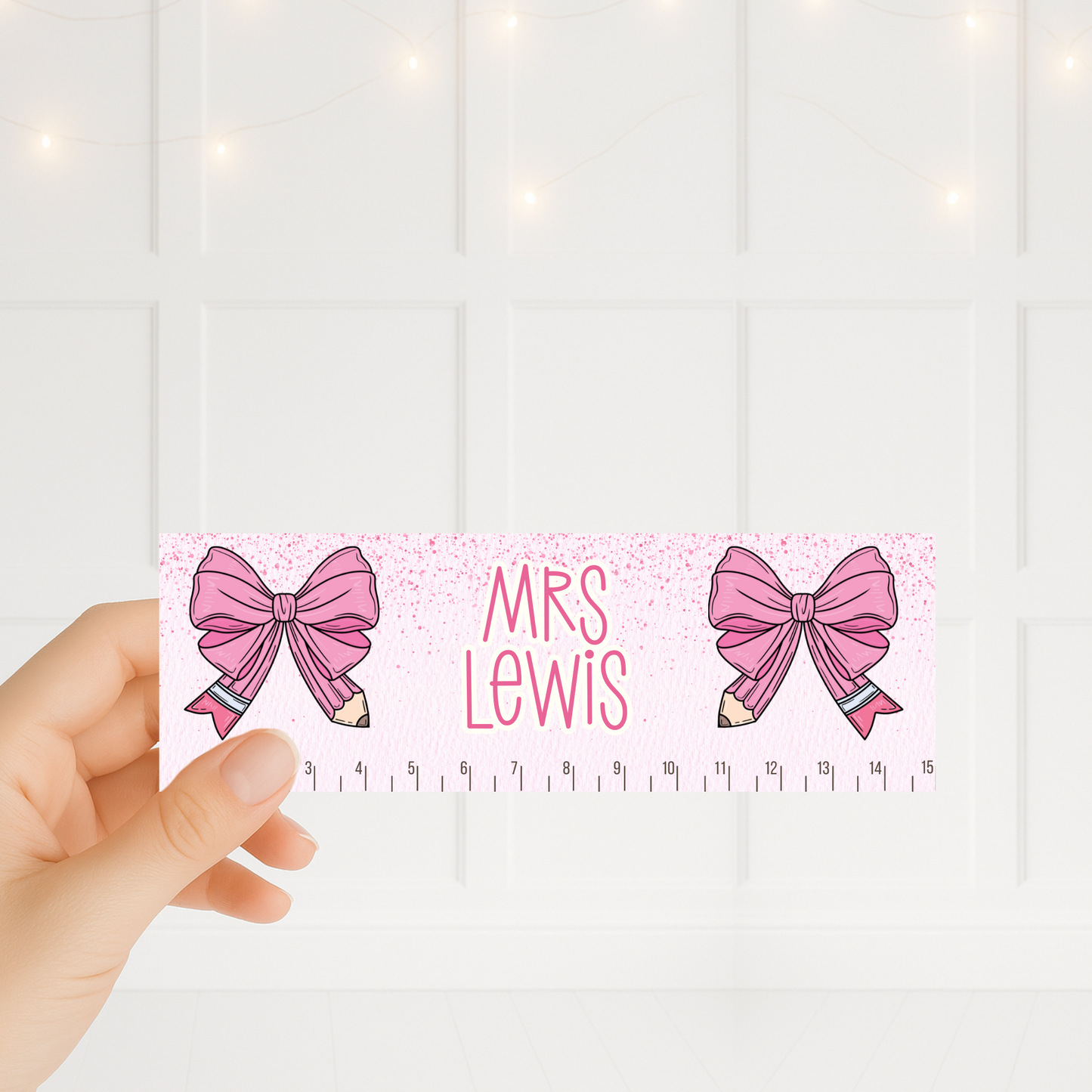 Personalised teacher rulers