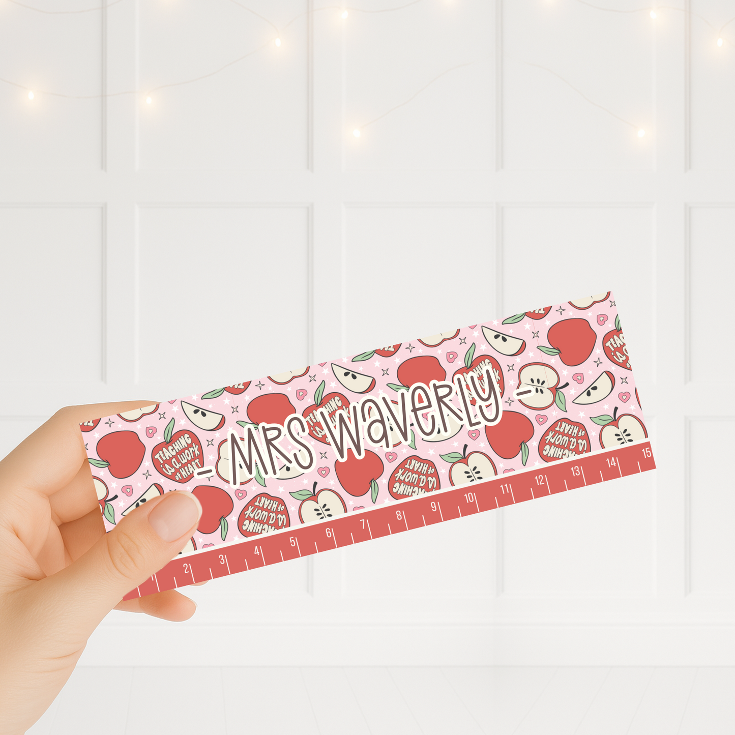 Personalised teacher rulers