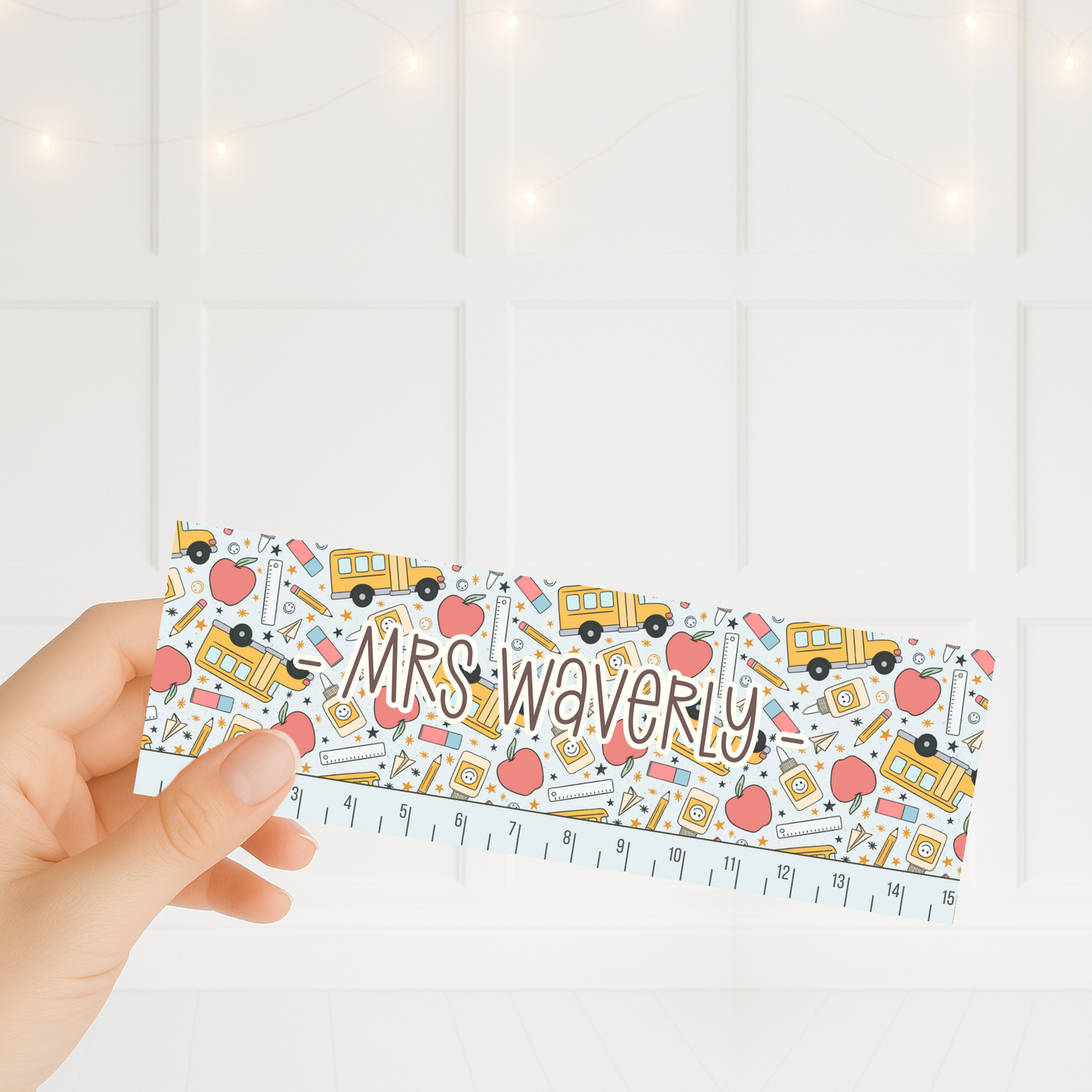 Personalised teacher rulers