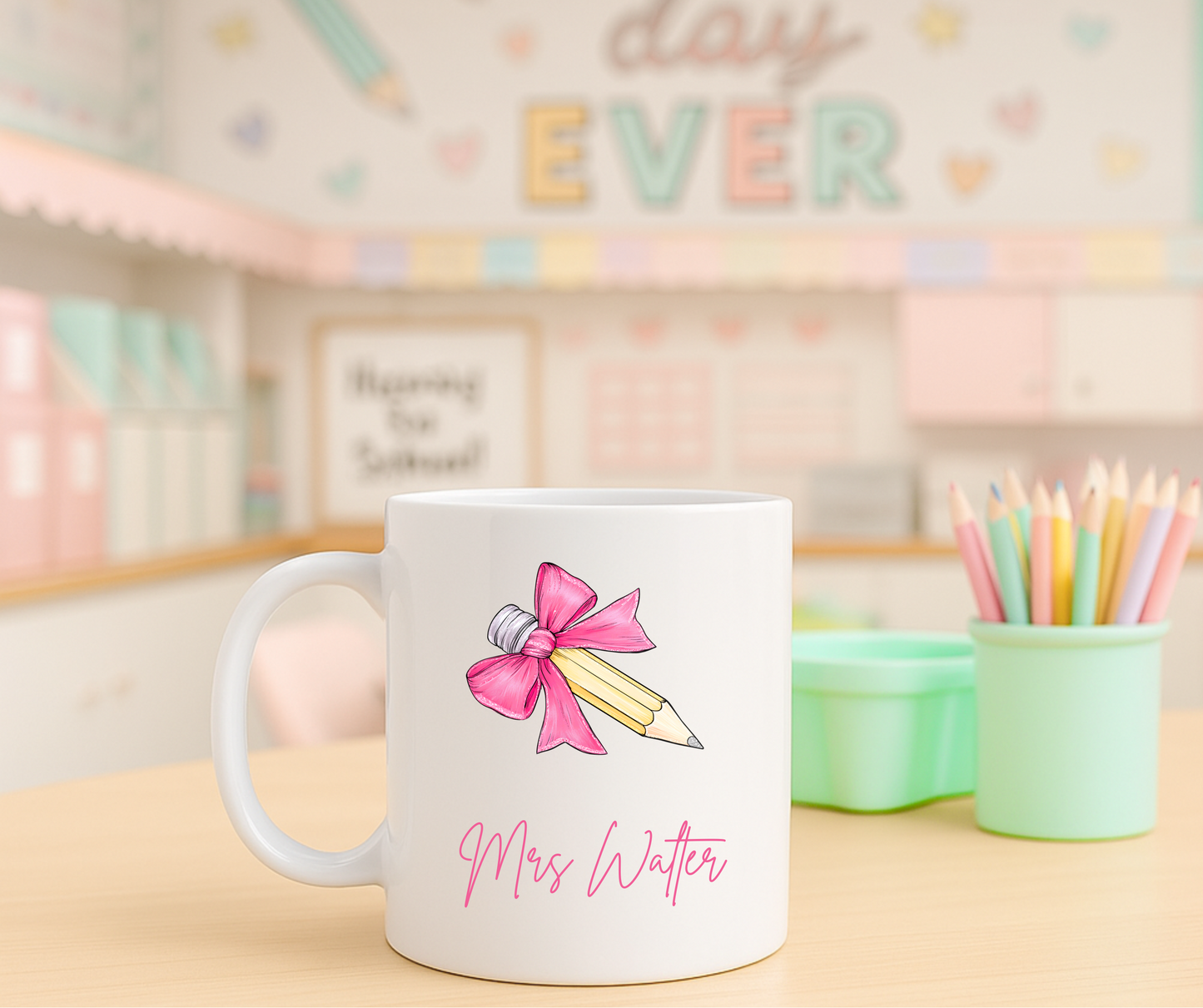 Personalised teacher mug
