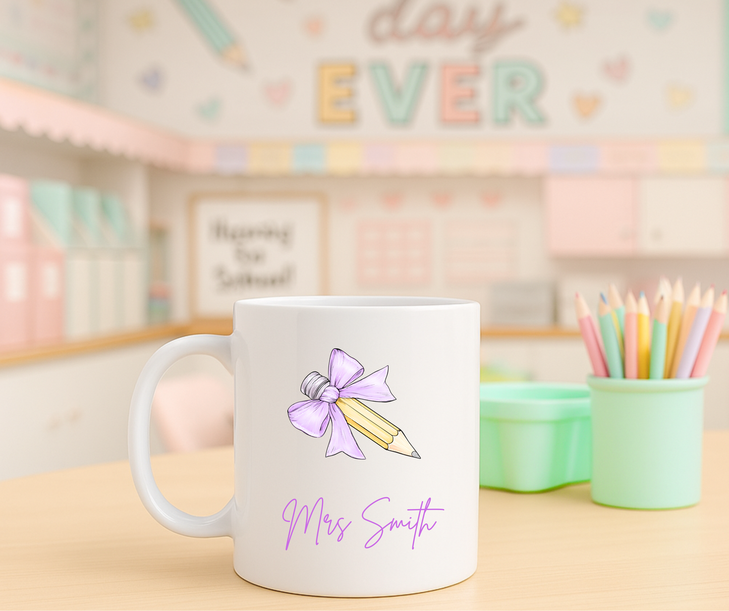 Personalised teacher mug